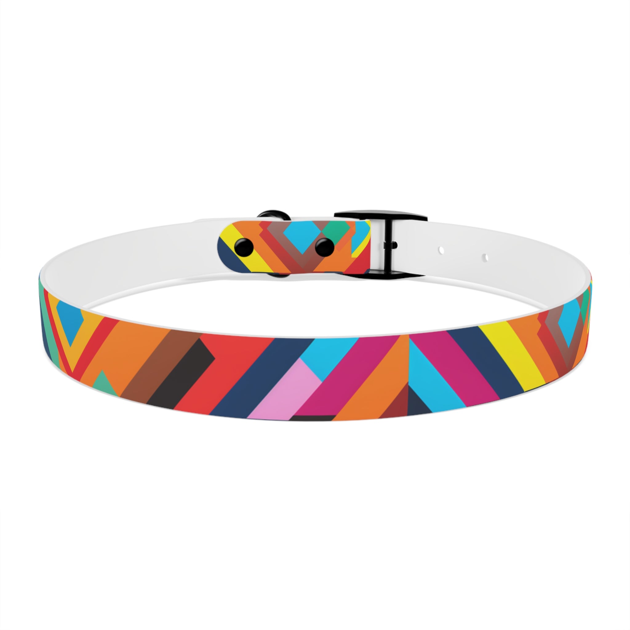 Bold Colorway Fun - Waterproof Hypoallergenic Dog Collar - Made Crafted in USA - Pet Crate | Trusted and Loved by Pet Lovers