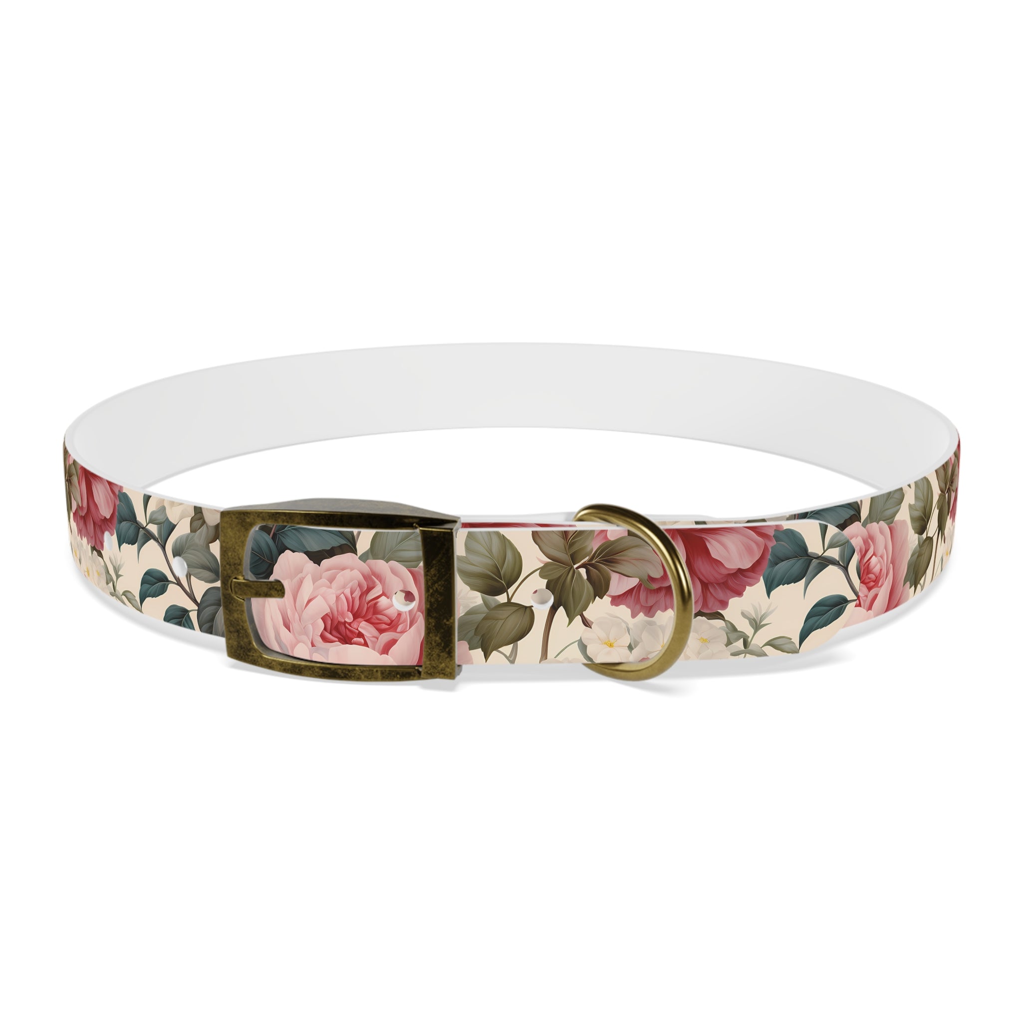 Made in USA - English Rose Design - Waterproof Hypoallergenic Dog Collar - Pet Crate | Trusted and Loved by Pet Lovers