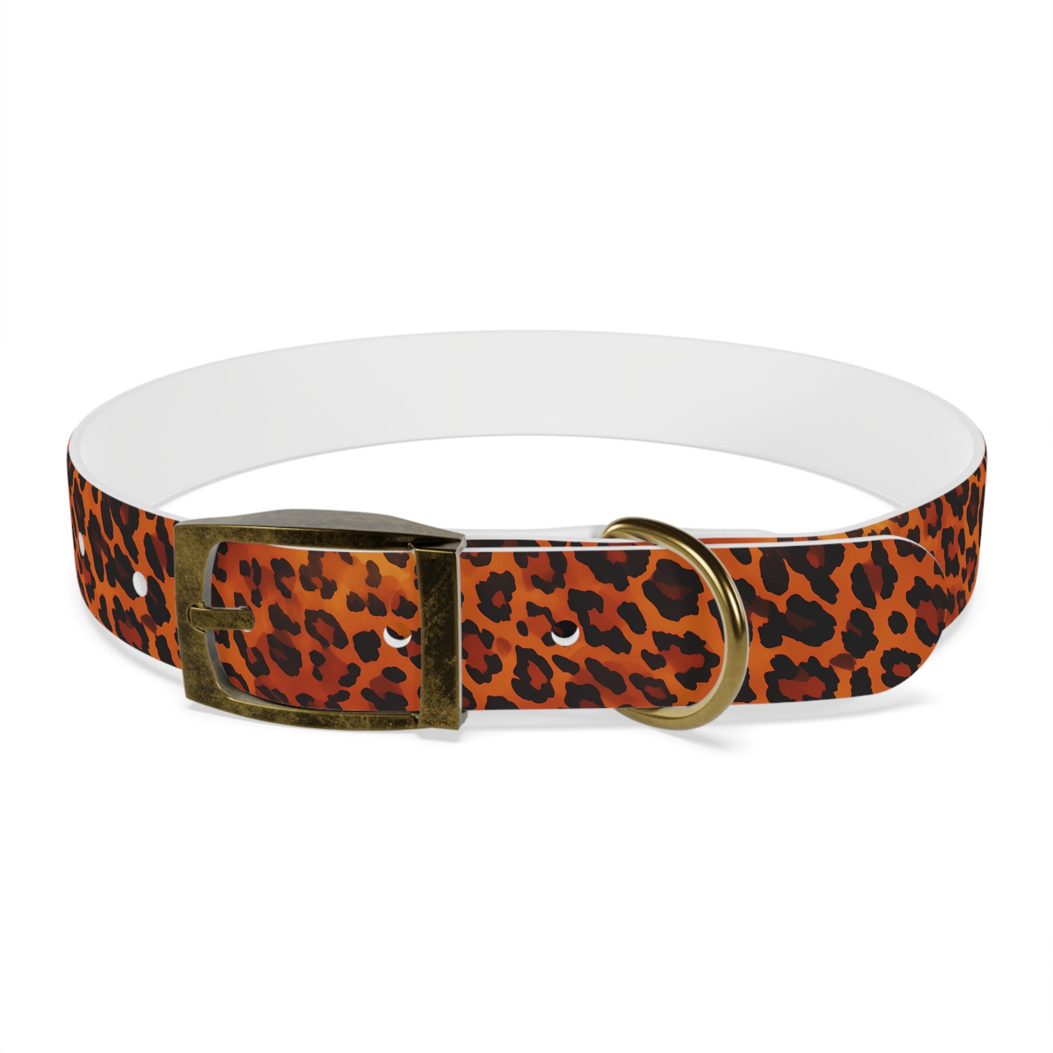 Leopard Print - Waterproof Hypoallergenic Dog Collar - Made in USA - Pet Crate | Trusted and Loved by Pet Lovers