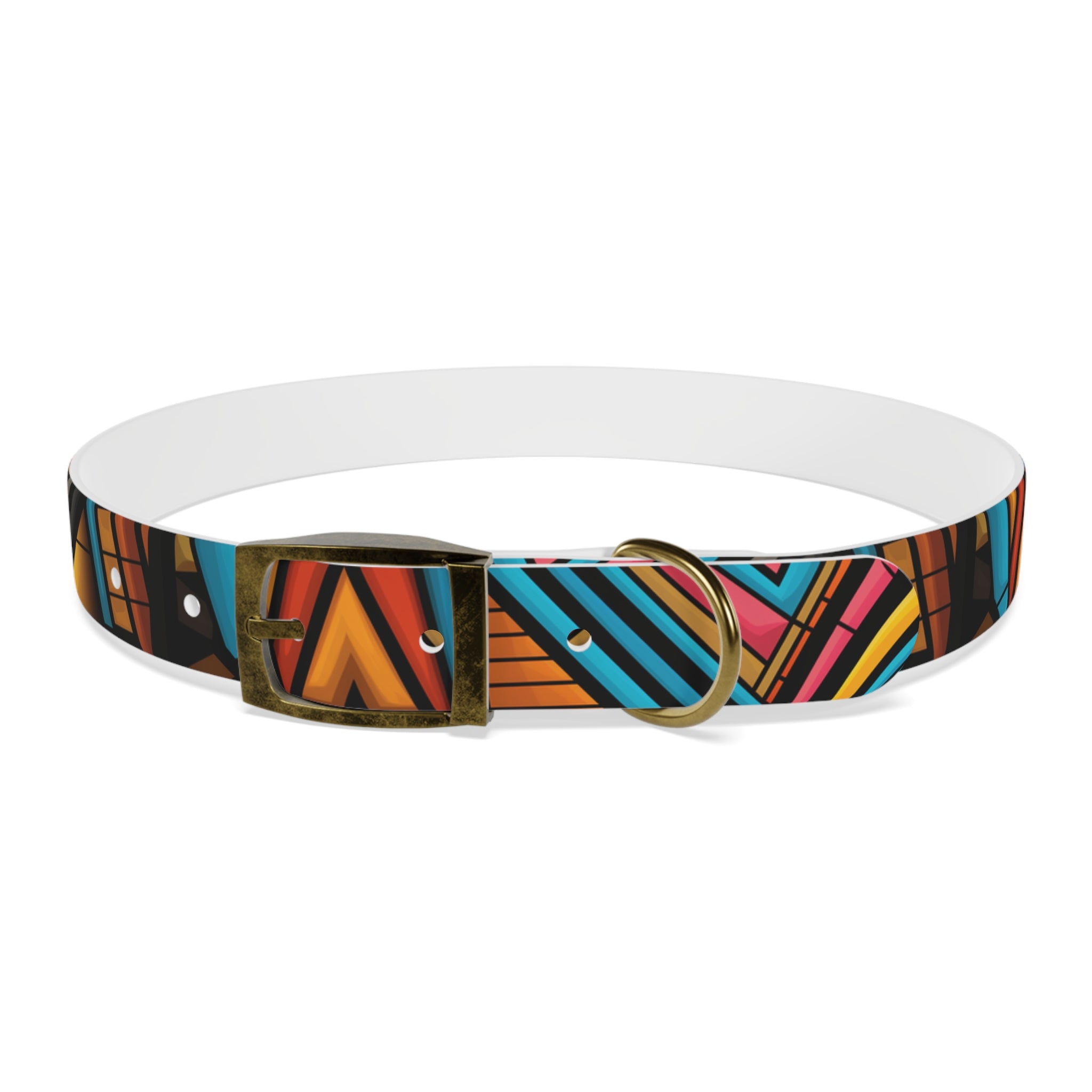 Stained Glass Design - Hypoallergenic Waterproof Dog Collar - Made in USA - Pet Crate | Trusted and Loved by Pet Lovers