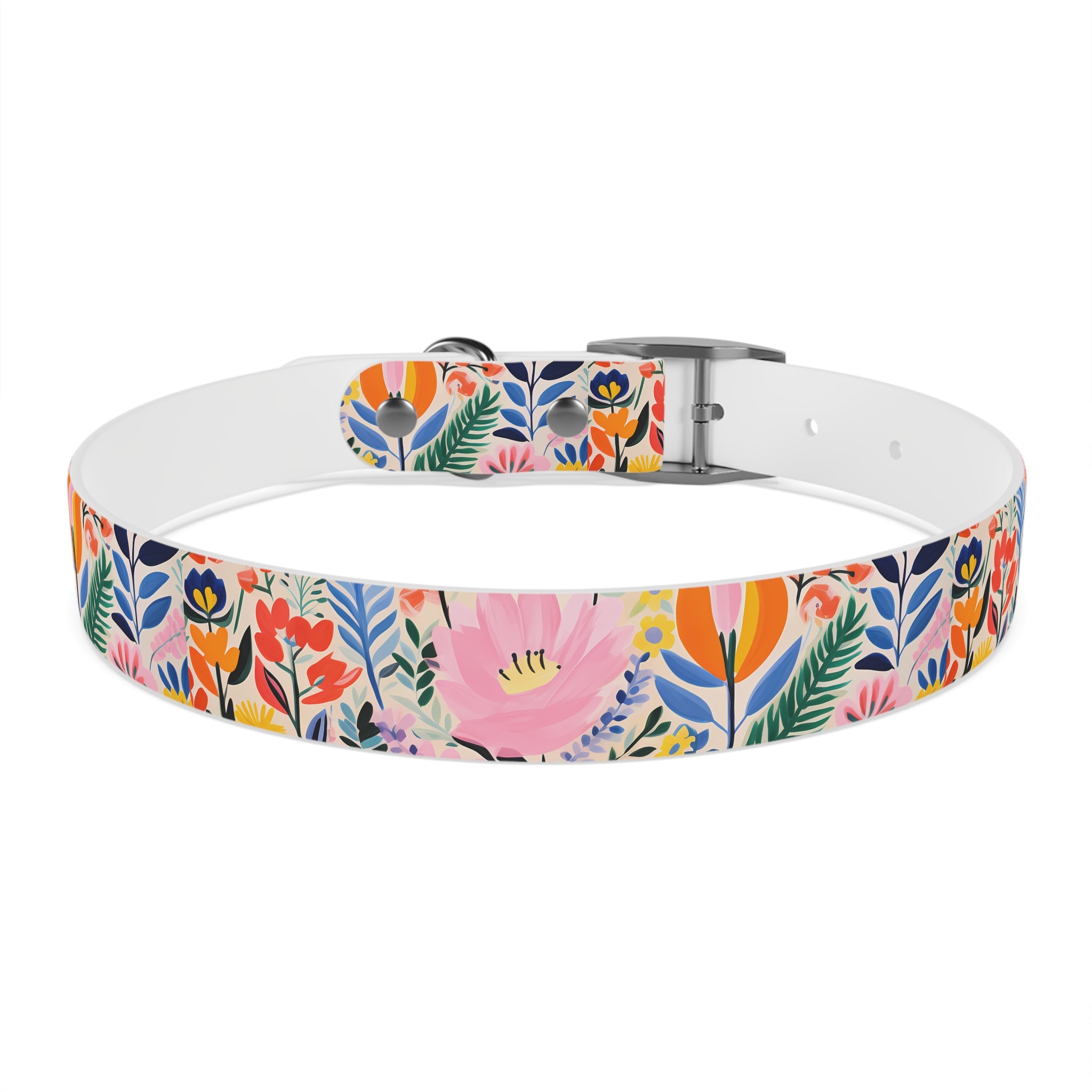 Waterproof Hypoallergenic Dog Collar - Matisse Inspired Floral Design - Made in USA - Pet Crate | Trusted and Loved by Pet Lovers