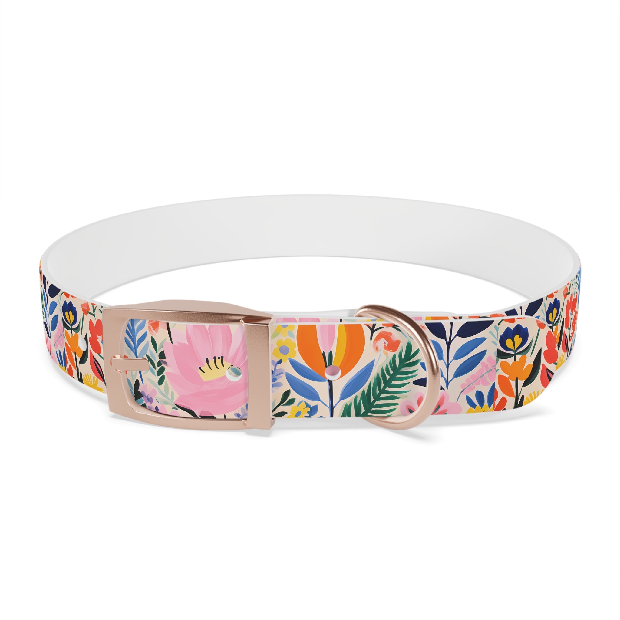 Waterproof Hypoallergenic Dog Collar - Matisse Inspired Floral Design - Made in USA - Pet Crate | Trusted and Loved by Pet Lovers