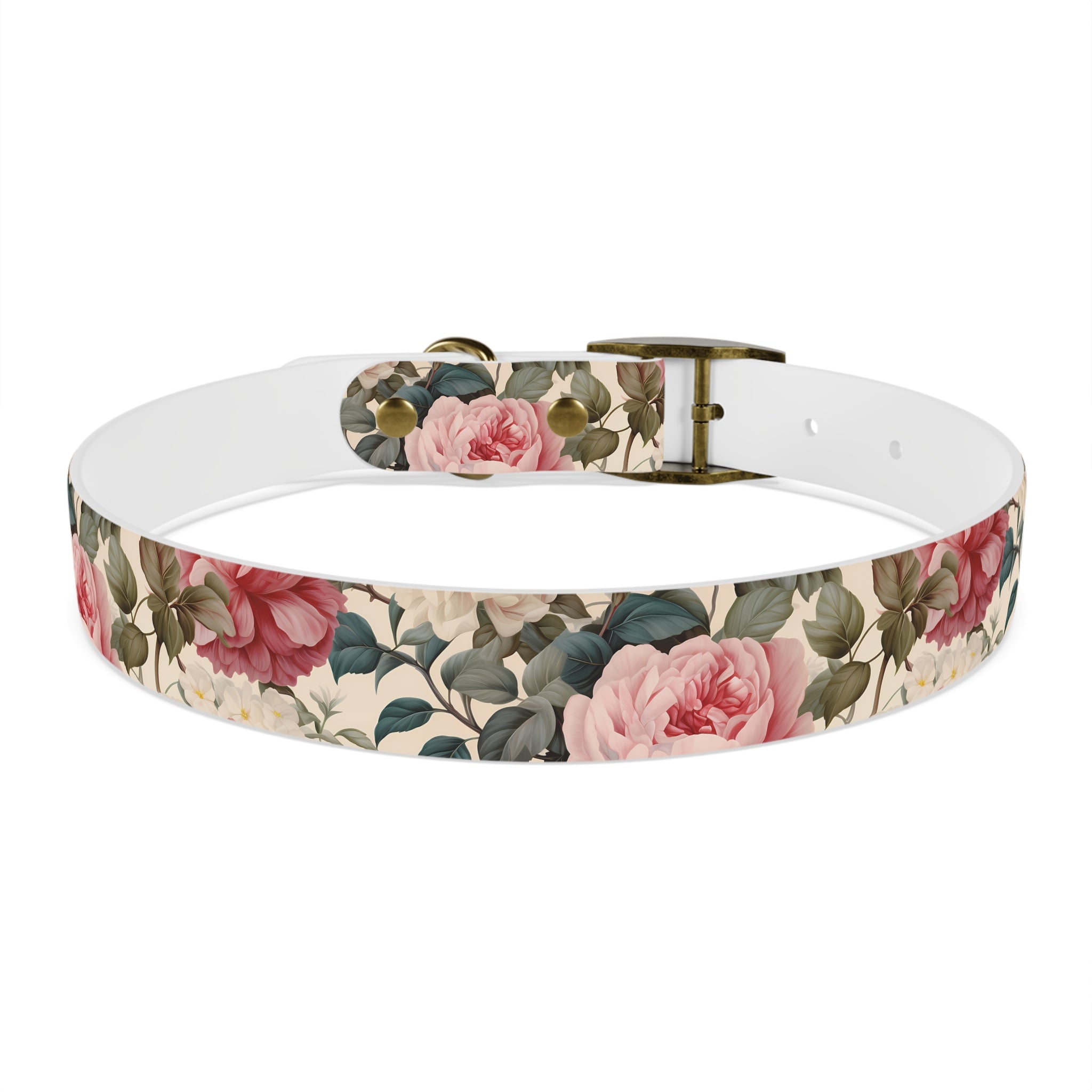 Made in USA - English Rose Design - Waterproof Hypoallergenic Dog Collar - Pet Crate | Trusted and Loved by Pet Lovers