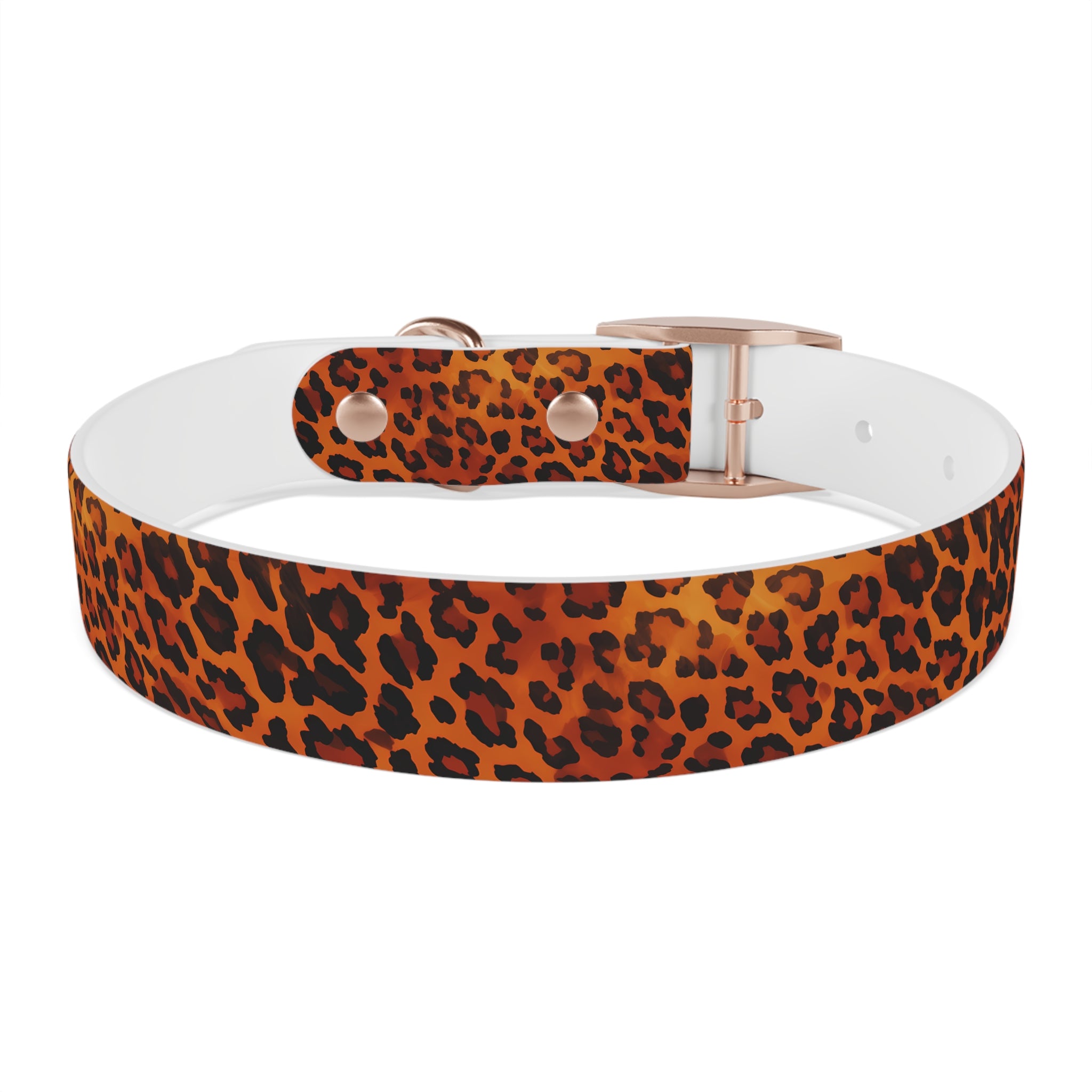 Leopard Print - Waterproof Hypoallergenic Dog Collar - Made in USA - Pet Crate | Trusted and Loved by Pet Lovers