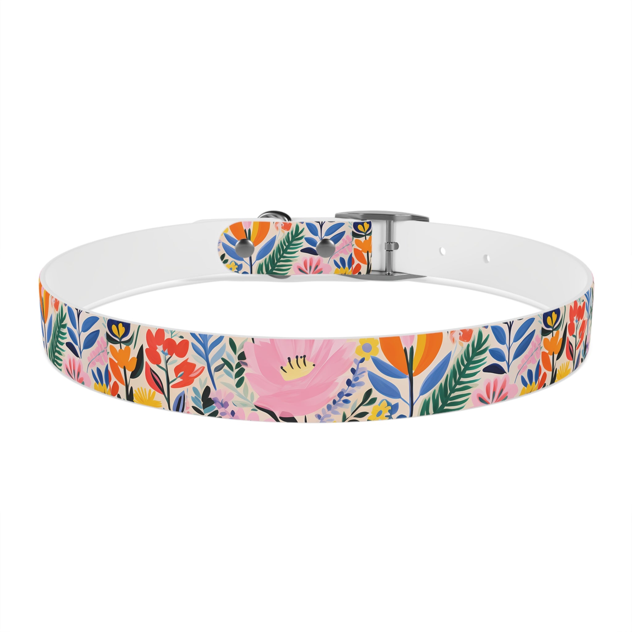 Waterproof Hypoallergenic Dog Collar - Matisse Inspired Floral Design - Made in USA - Pet Crate | Trusted and Loved by Pet Lovers
