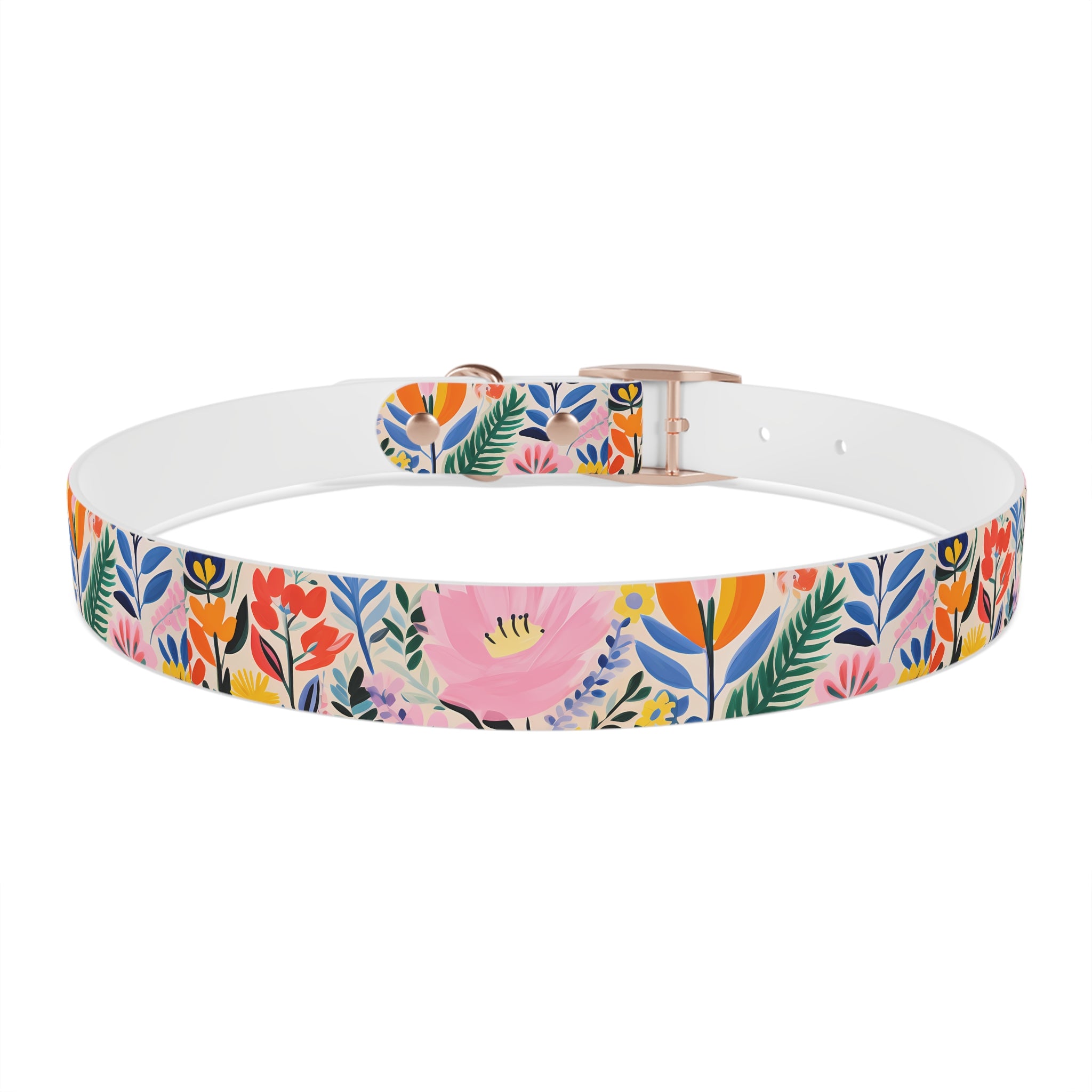 Waterproof Hypoallergenic Dog Collar - Matisse Inspired Floral Design - Made in USA - Pet Crate | Trusted and Loved by Pet Lovers