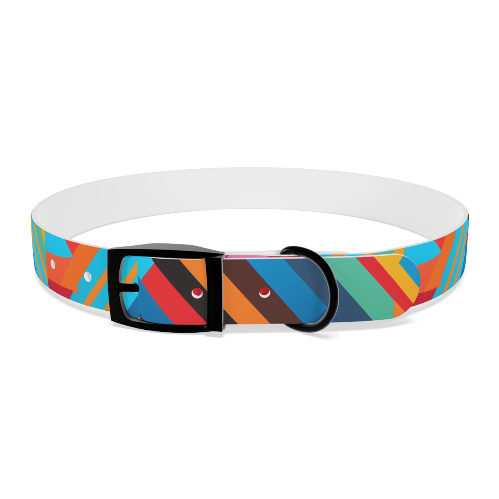 Bold Colorway Fun - Waterproof Hypoallergenic Dog Collar - Made Crafted in USA - Pet Crate | Trusted and Loved by Pet Lovers