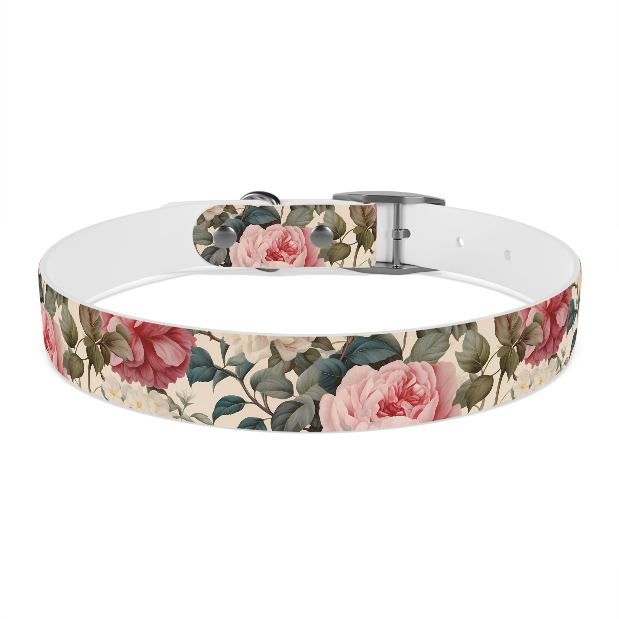 Made in USA - English Rose Design - Waterproof Hypoallergenic Dog Collar - Pet Crate | Trusted and Loved by Pet Lovers