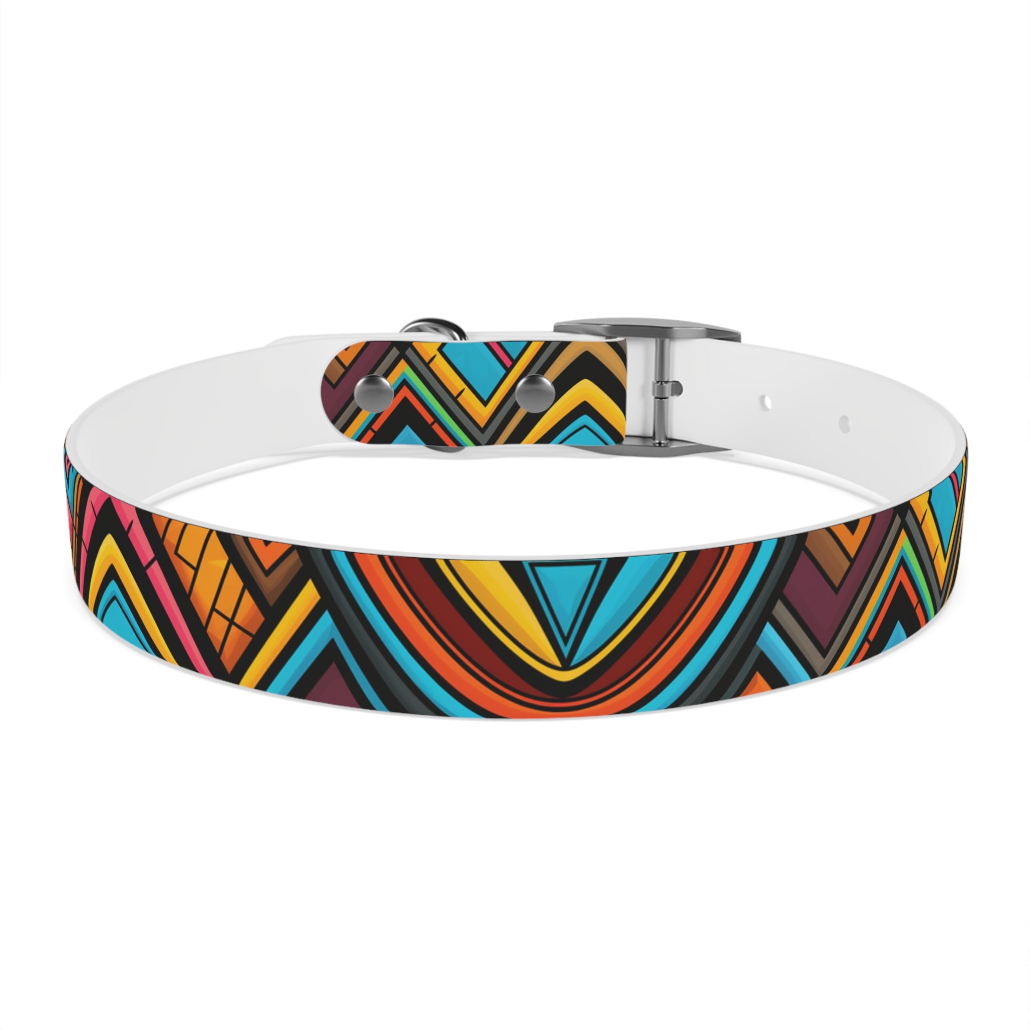 Stained Glass Design - Hypoallergenic Waterproof Dog Collar - Made in USA - Pet Crate | Trusted and Loved by Pet Lovers