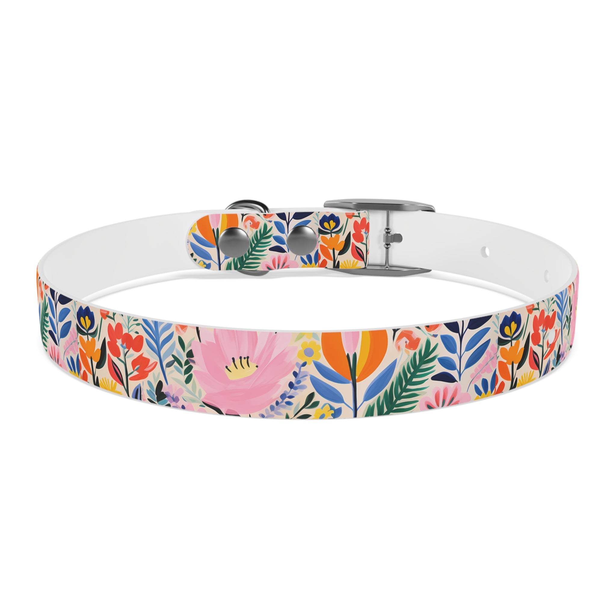 Waterproof Hypoallergenic Dog Collar - Matisse Inspired Floral Design - Made in USA - Pet Crate | Trusted and Loved by Pet Lovers