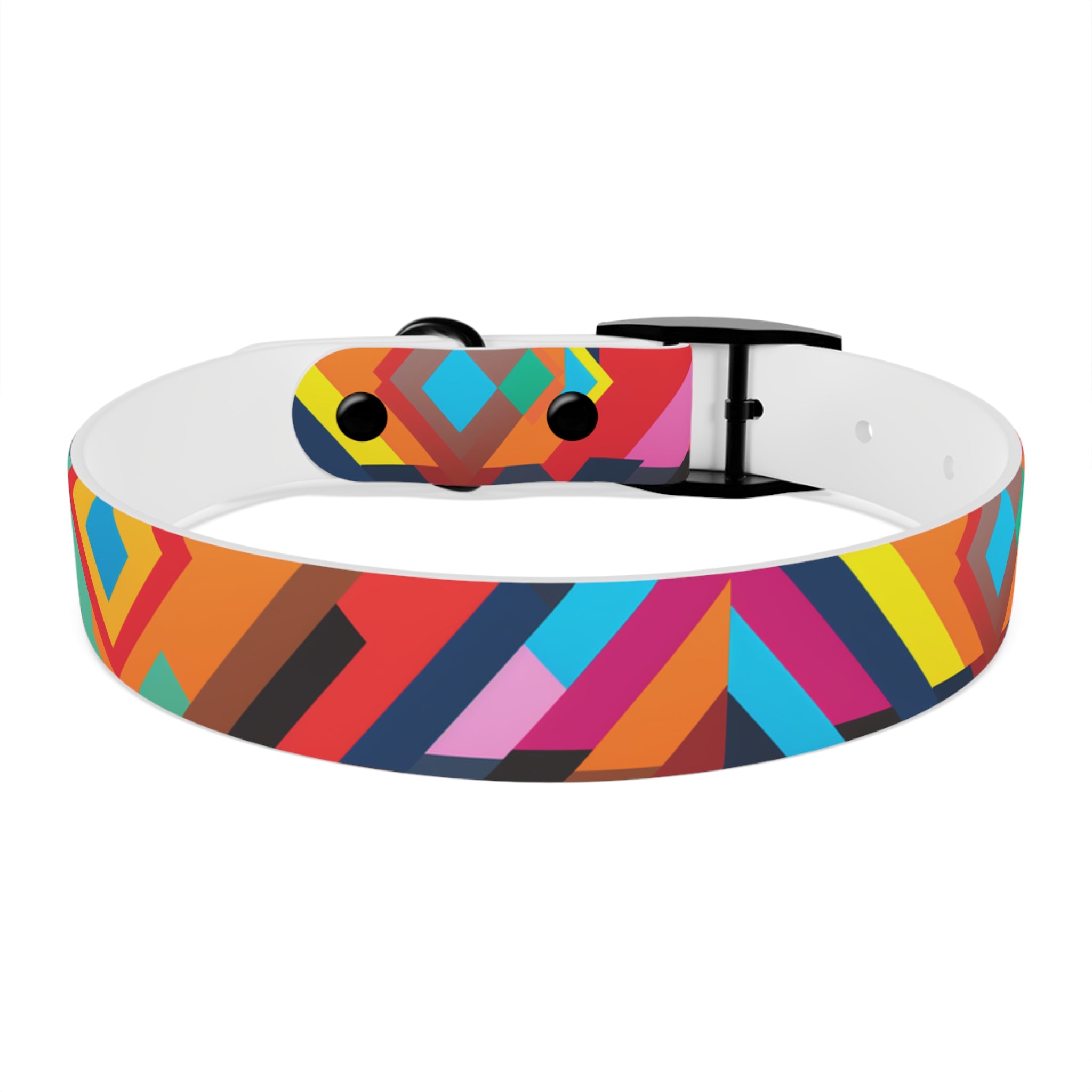 Bold Colorway Fun - Waterproof Hypoallergenic Dog Collar - Made Crafted in USA - Pet Crate | Trusted and Loved by Pet Lovers