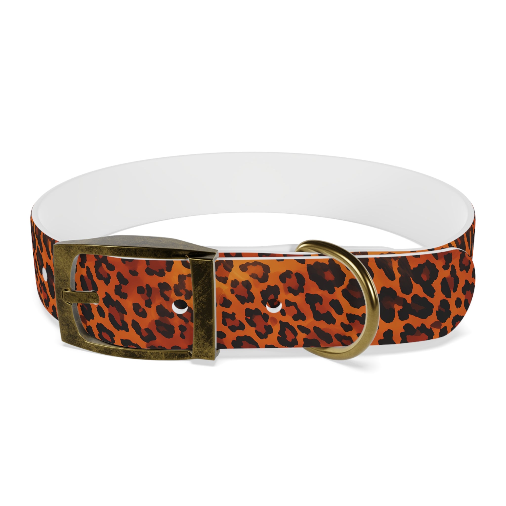 Leopard Print - Waterproof Hypoallergenic Dog Collar - Made in USA - Pet Crate | Trusted and Loved by Pet Lovers