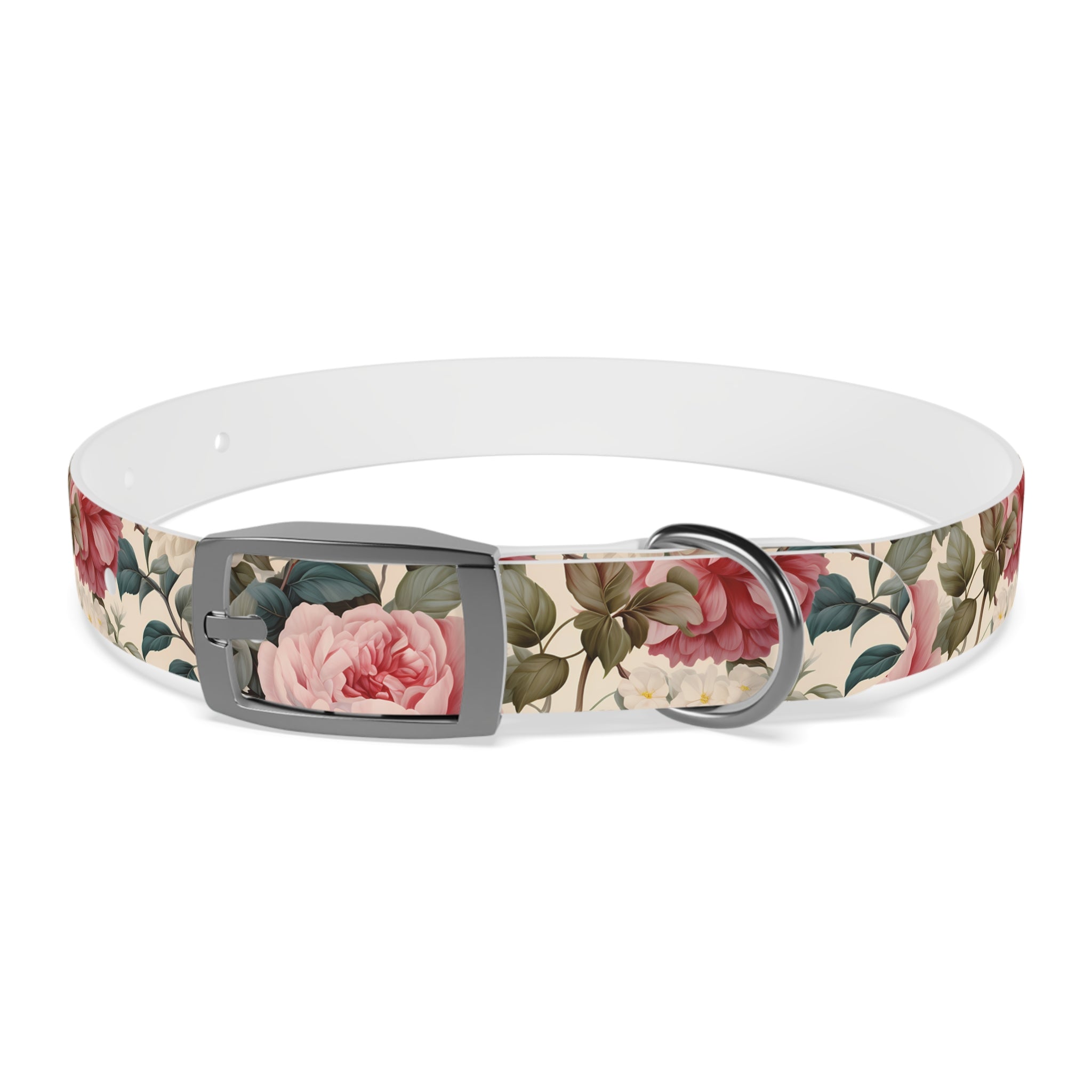 Made in USA - English Rose Design - Waterproof Hypoallergenic Dog Collar - Pet Crate | Trusted and Loved by Pet Lovers