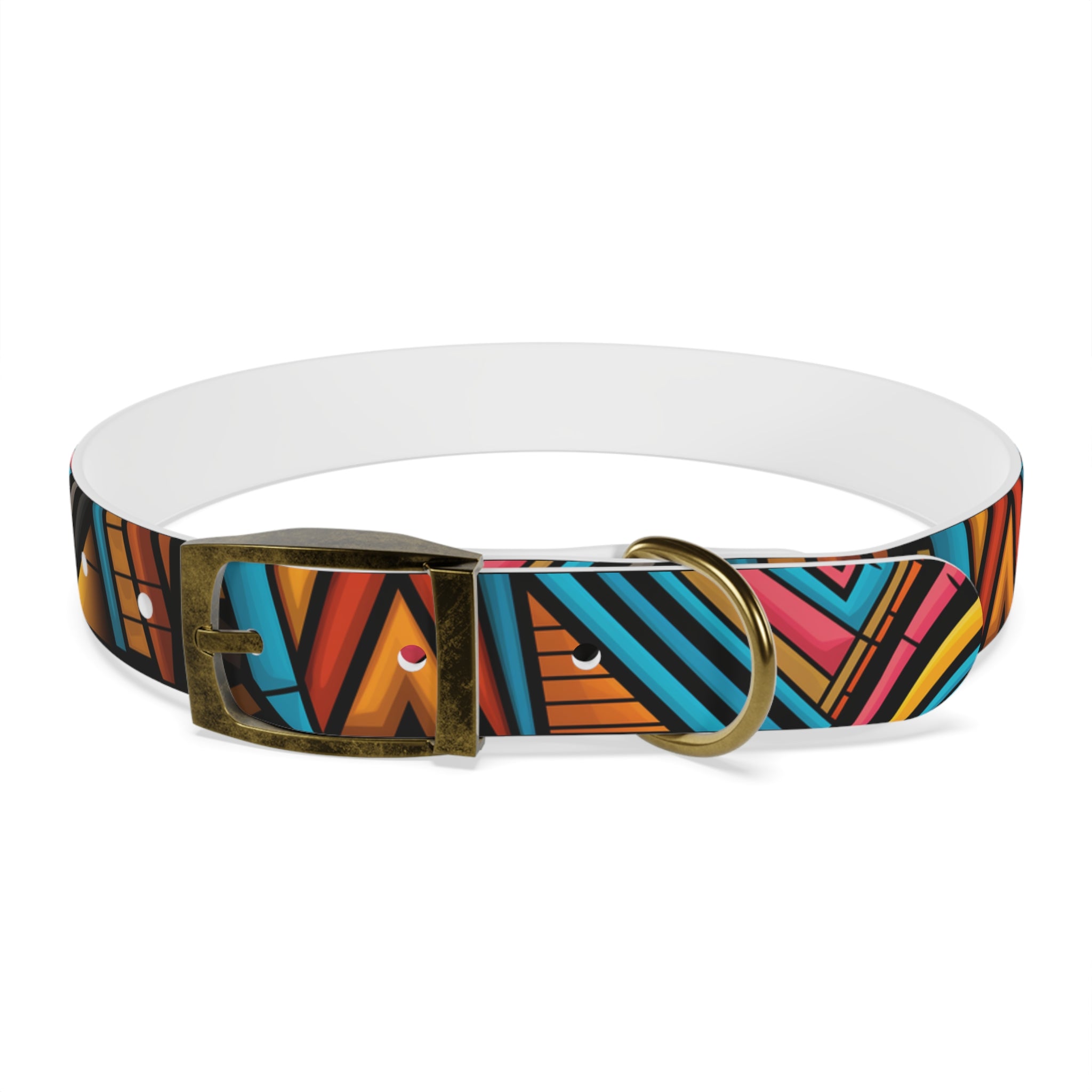 Stained Glass Design - Hypoallergenic Waterproof Dog Collar - Made in USA - Pet Crate | Trusted and Loved by Pet Lovers