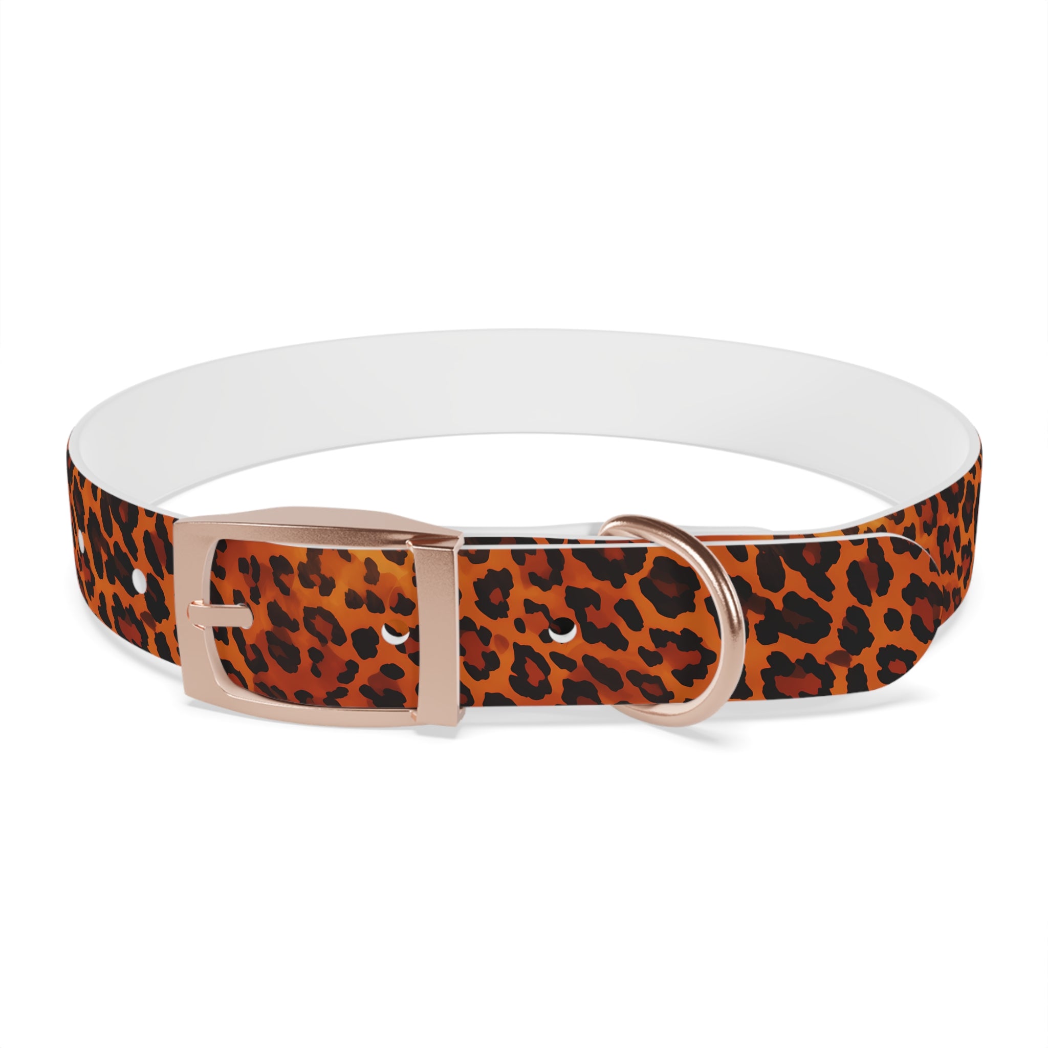 Leopard Print - Waterproof Hypoallergenic Dog Collar - Made in USA - Pet Crate | Trusted and Loved by Pet Lovers