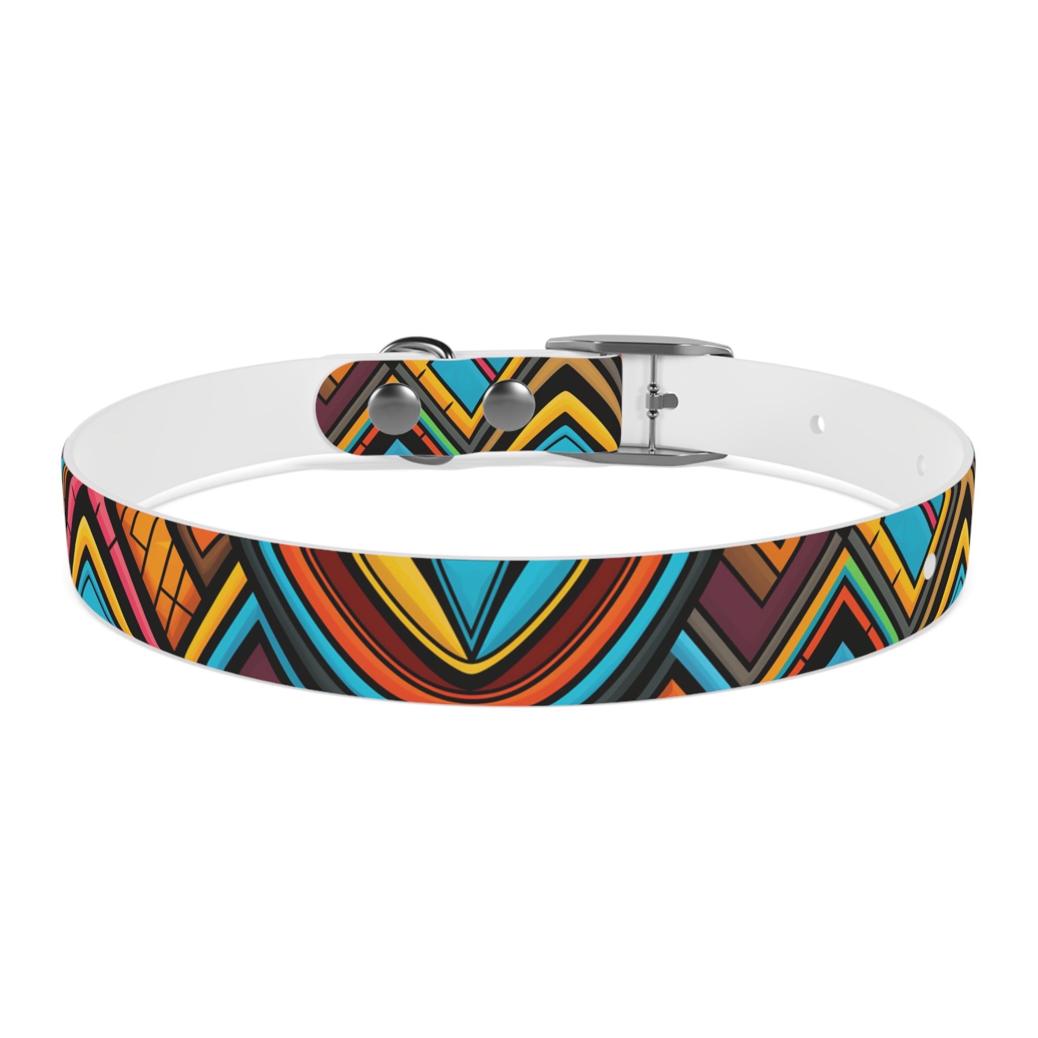 Stained Glass Design - Hypoallergenic Waterproof Dog Collar - Made in USA - Pet Crate | Trusted and Loved by Pet Lovers