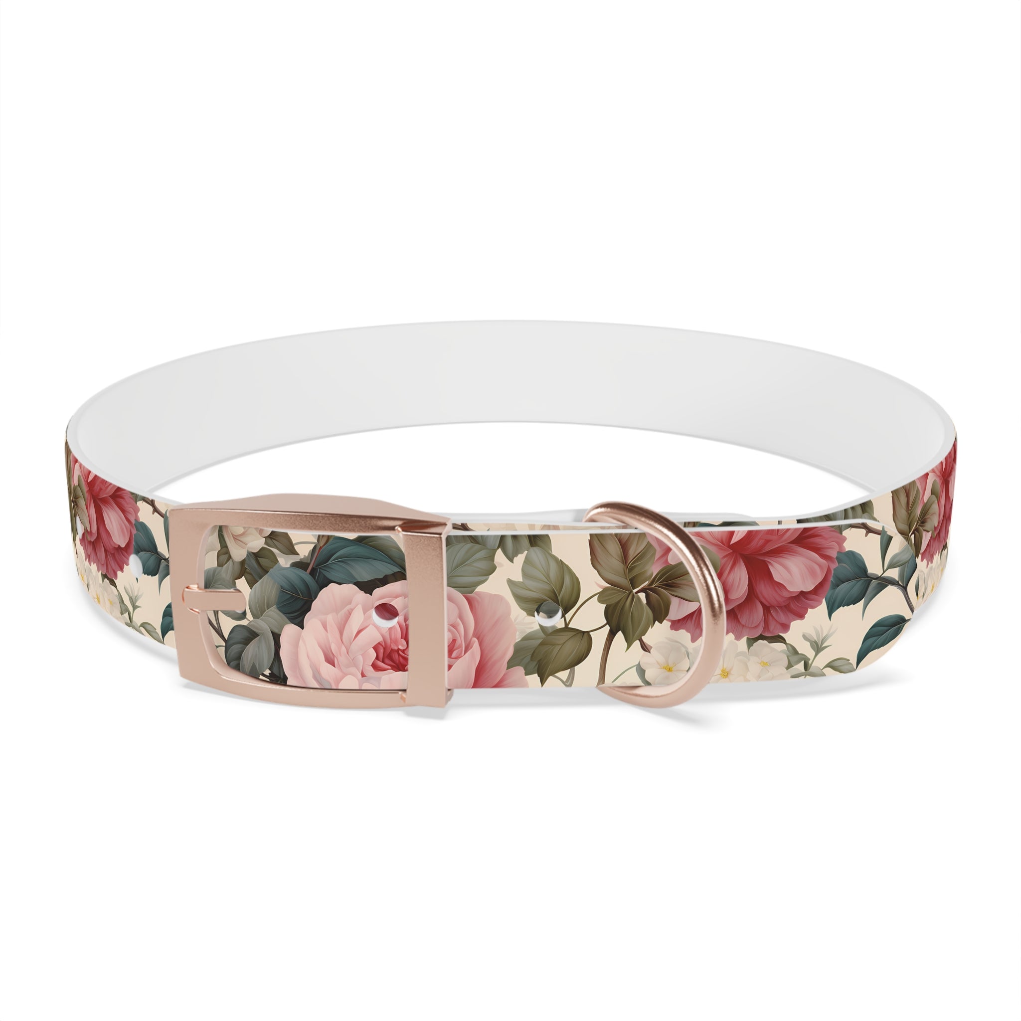 Made in USA - English Rose Design - Waterproof Hypoallergenic Dog Collar - Pet Crate | Trusted and Loved by Pet Lovers