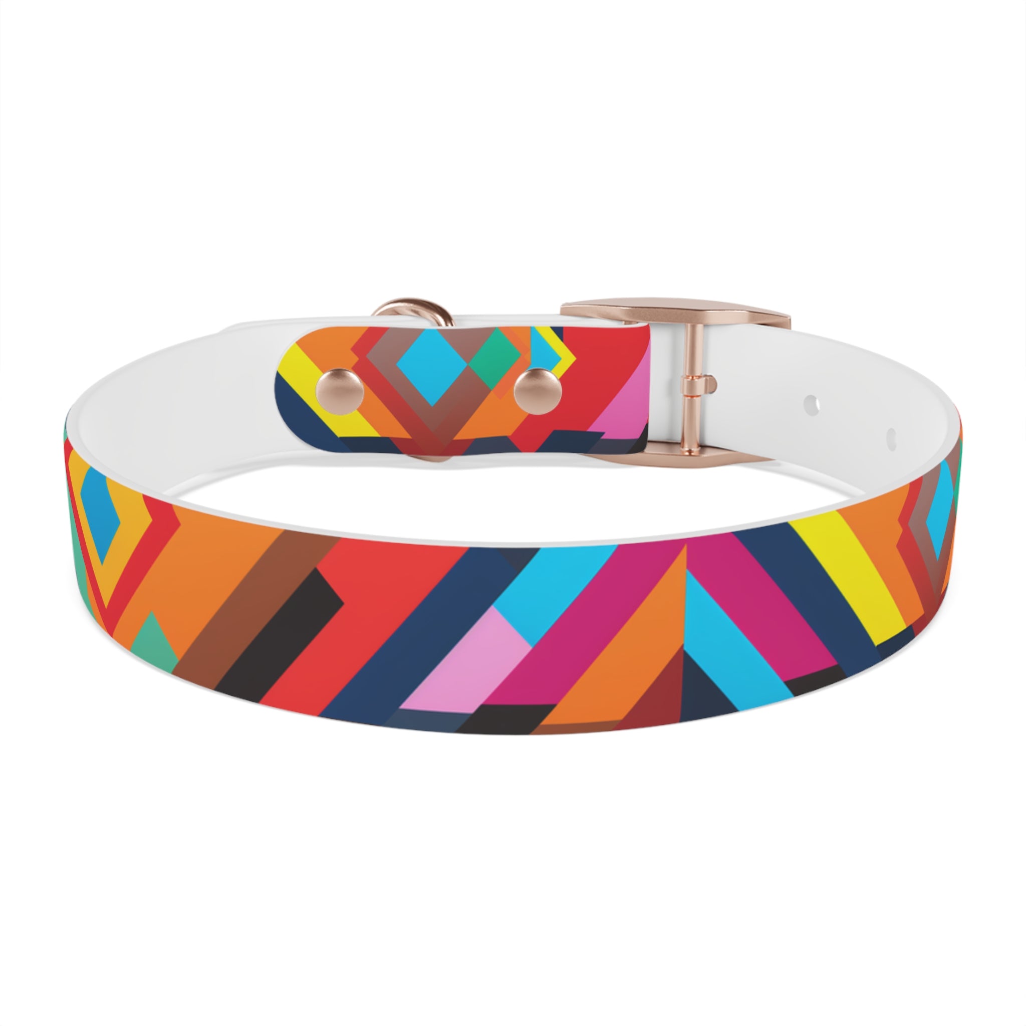 Bold Colorway Fun - Waterproof Hypoallergenic Dog Collar - Made Crafted in USA - Pet Crate | Trusted and Loved by Pet Lovers