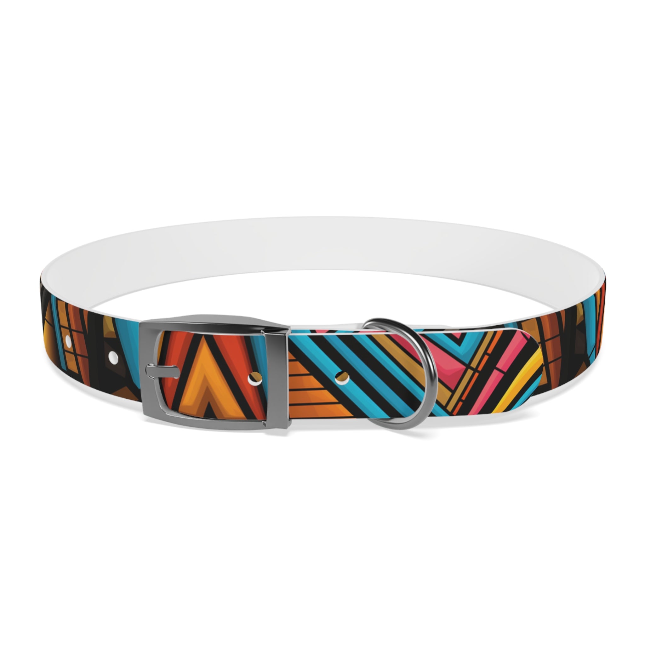 Stained Glass Design - Hypoallergenic Waterproof Dog Collar - Made in USA - Pet Crate | Trusted and Loved by Pet Lovers