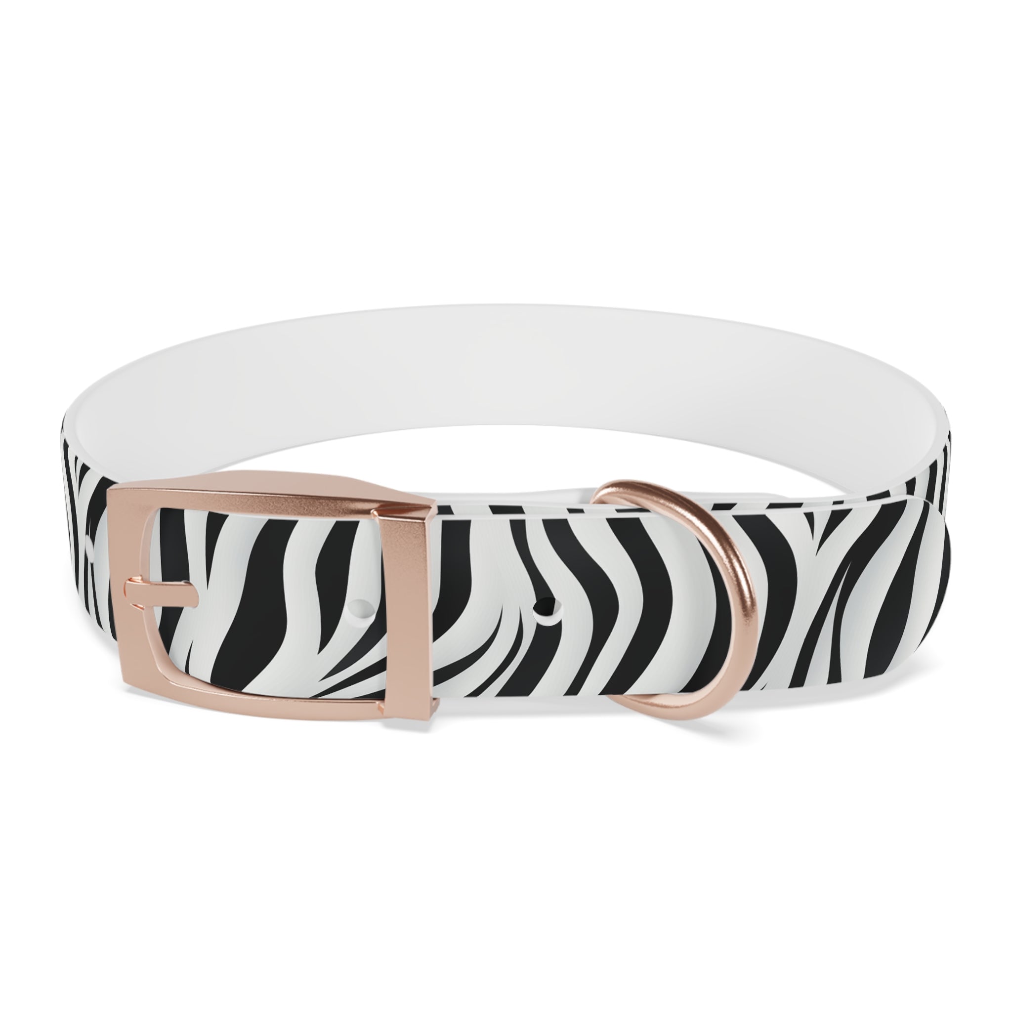 Zebra Print Hypoallergenic Waterproof Dog Collar - Made in USA - Pet Crate | Trusted and Loved by Pet Lovers