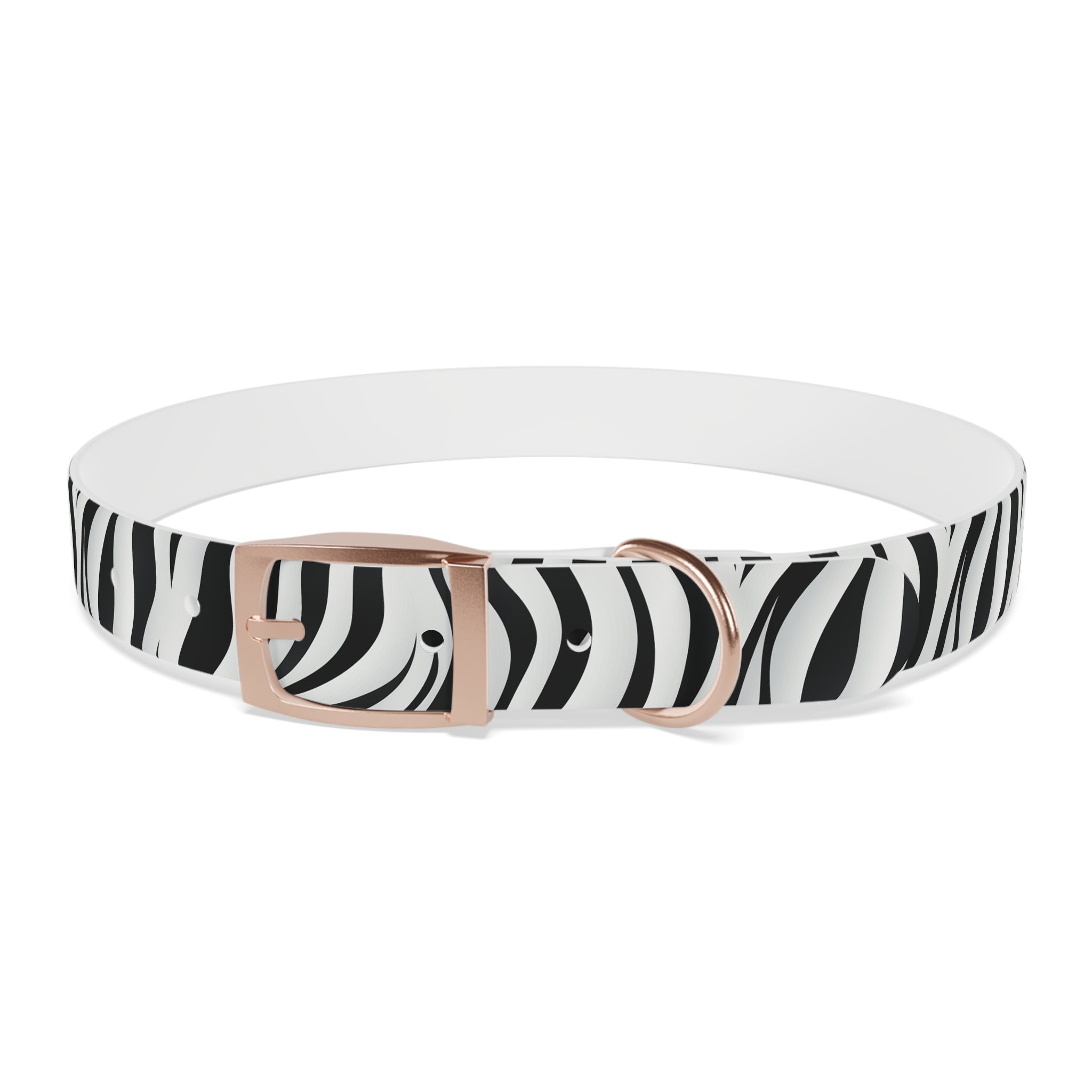 Zebra Print Hypoallergenic Waterproof Dog Collar - Made in USA - Pet Crate | Trusted and Loved by Pet Lovers