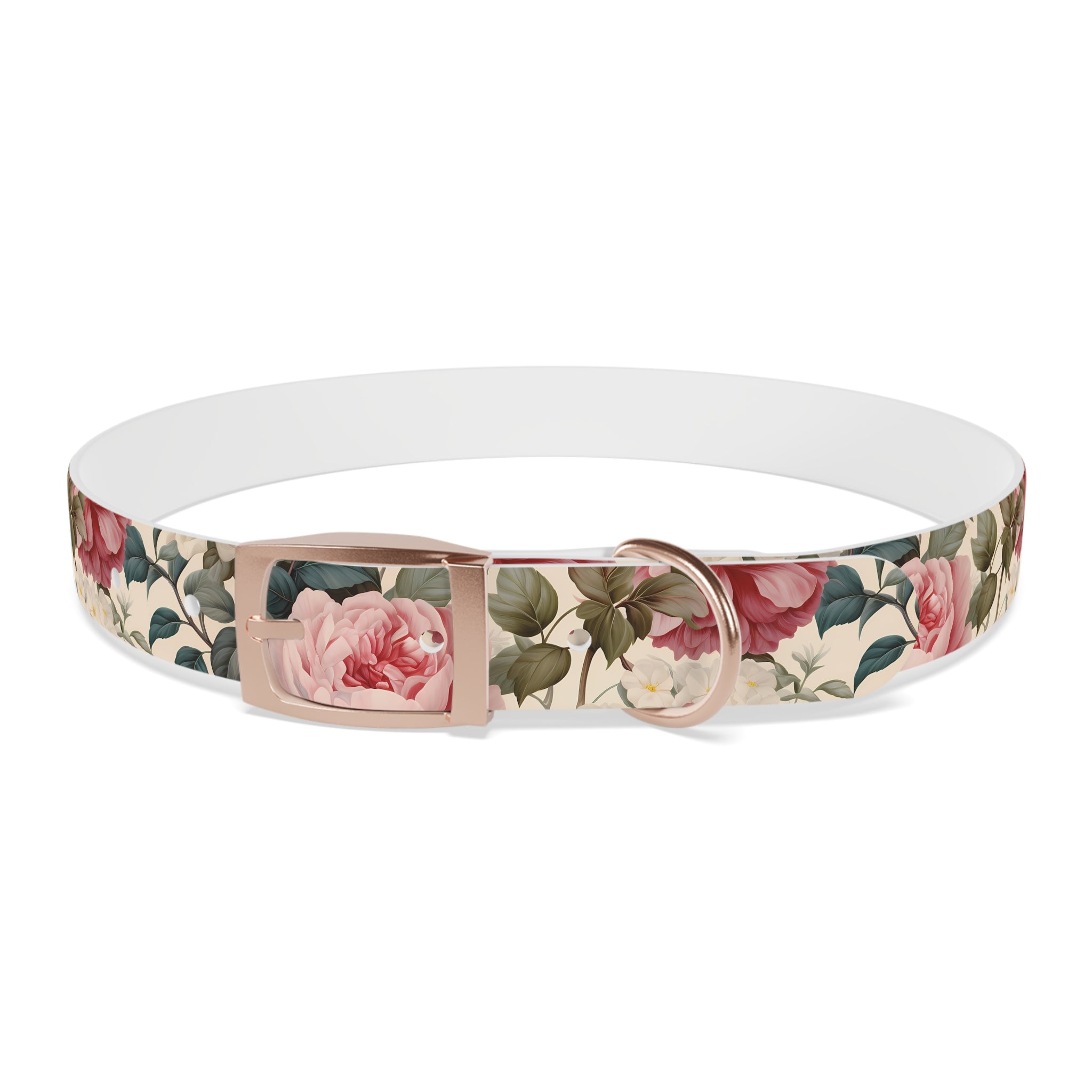 Made in USA - English Rose Design - Waterproof Hypoallergenic Dog Collar - Pet Crate | Trusted and Loved by Pet Lovers