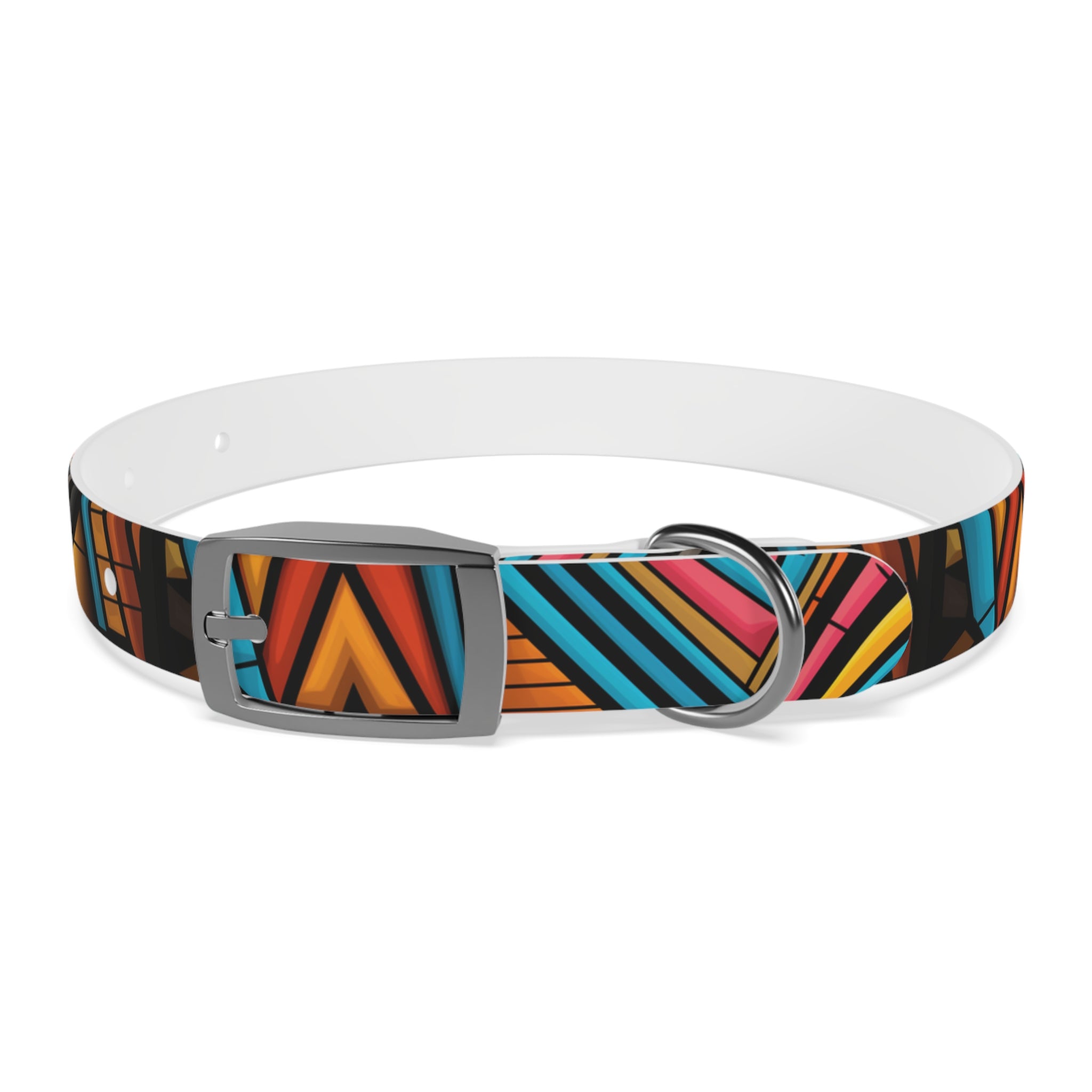 Stained Glass Design - Hypoallergenic Waterproof Dog Collar - Made in USA - Pet Crate | Trusted and Loved by Pet Lovers