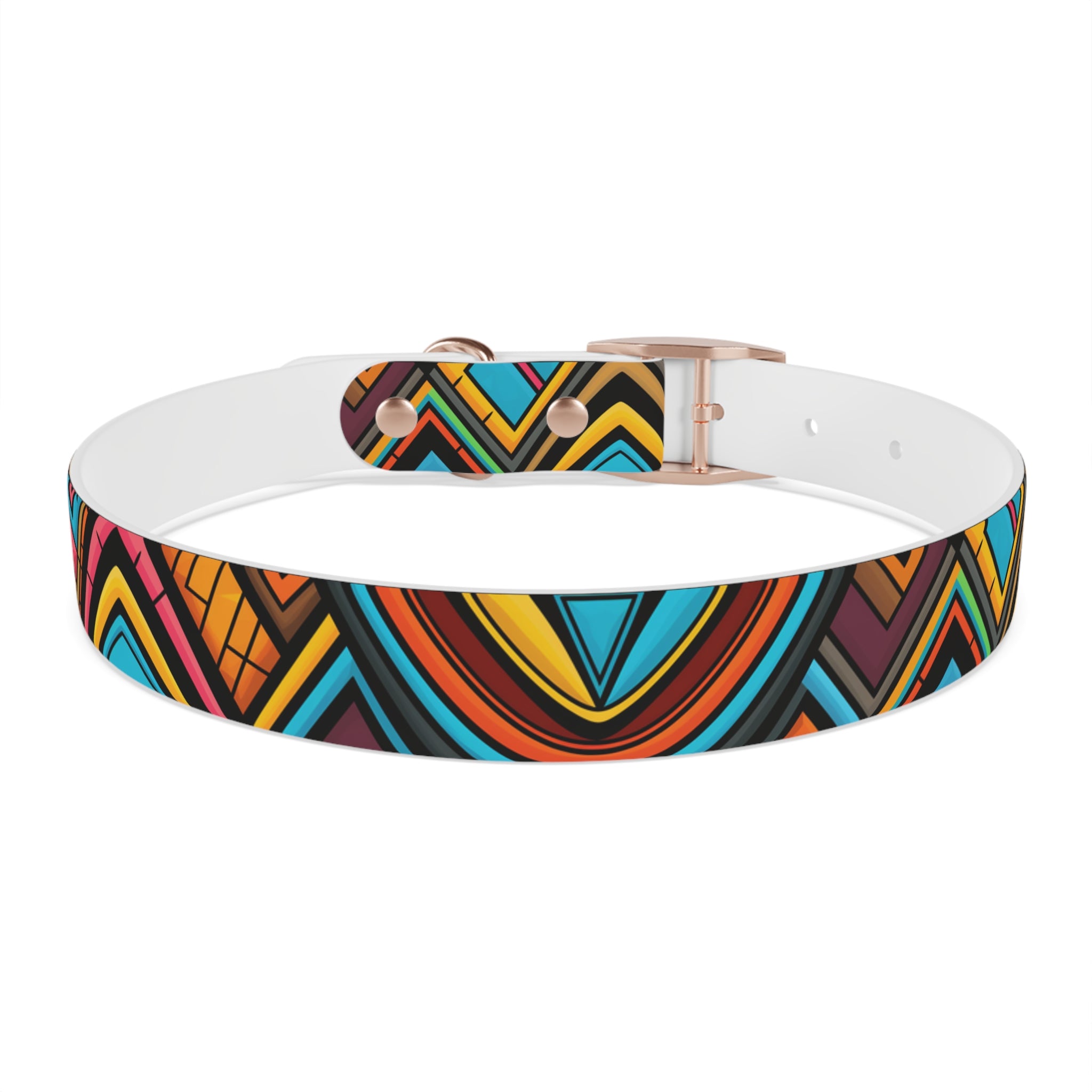 Stained Glass Design - Hypoallergenic Waterproof Dog Collar - Made in USA - Pet Crate | Trusted and Loved by Pet Lovers