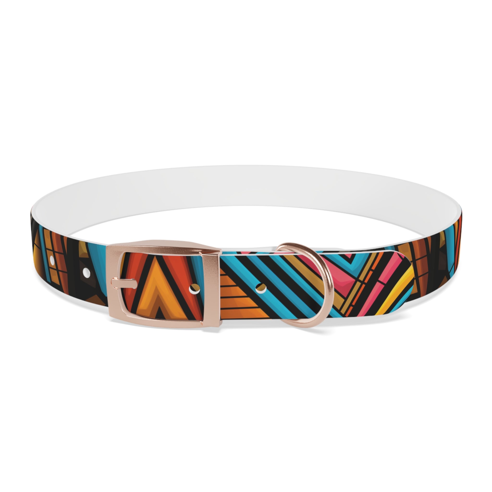 Stained Glass Design - Hypoallergenic Waterproof Dog Collar - Made in USA - Pet Crate | Trusted and Loved by Pet Lovers