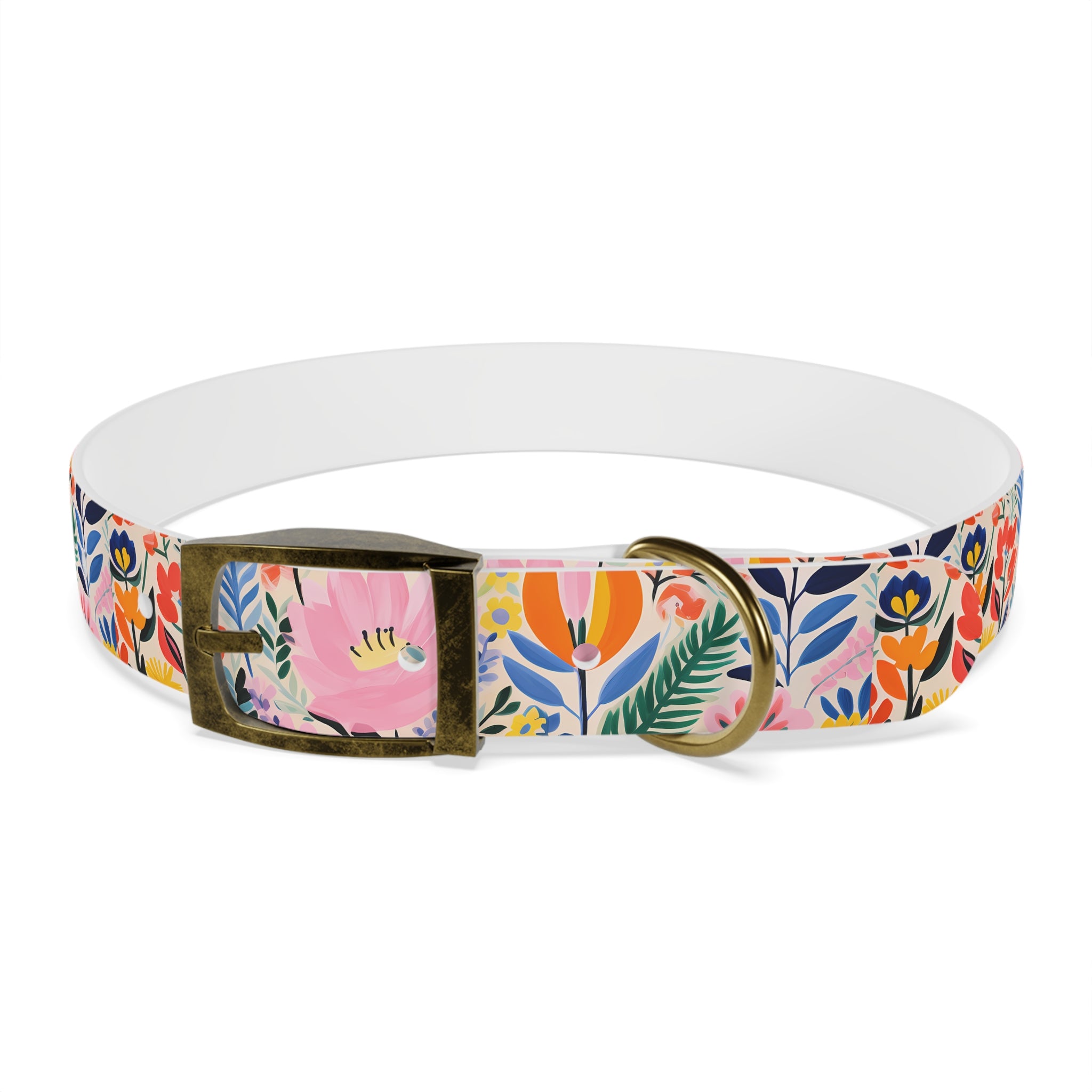 Waterproof Hypoallergenic Dog Collar - Matisse Inspired Floral Design - Made in USA - Pet Crate | Trusted and Loved by Pet Lovers