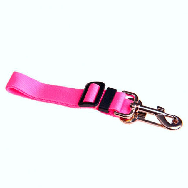 Colorful Nylon Seatbelt-to-Collar Dog Vehicle Harness - Pet Crate 