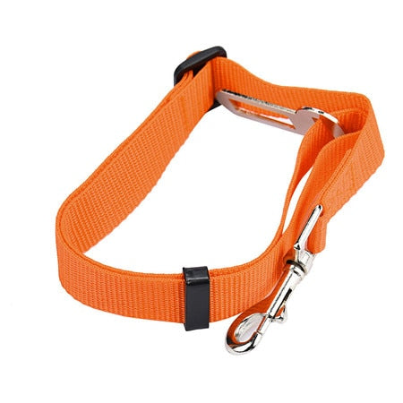 Colorful Nylon Seatbelt-to-Collar Dog Vehicle Harness - Pet Crate 