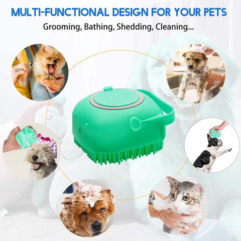 Pet Shampoo Brush - Pet Crate | Trusted and Loved by Pet Lovers